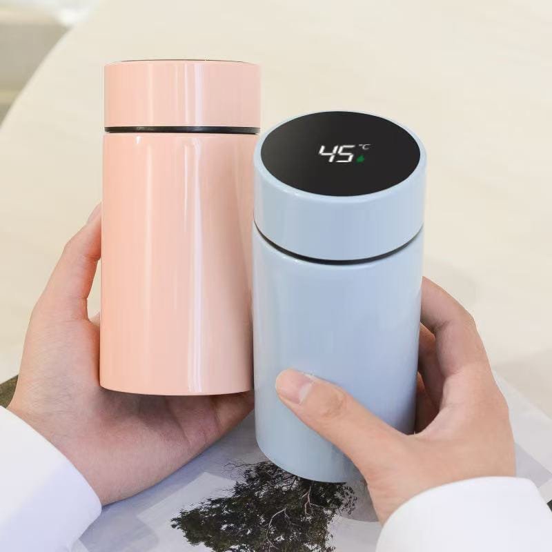 Stainless Steel Insulated Mug with Smart Temperature Measurement